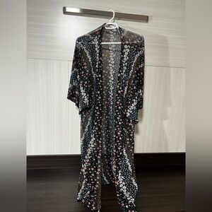 Floral Kimono Cardigan Overlay by Cyrus